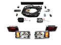 Halogen Chrome Headlights Taillights Street Legal Kit for Club Car DS 1982-1992