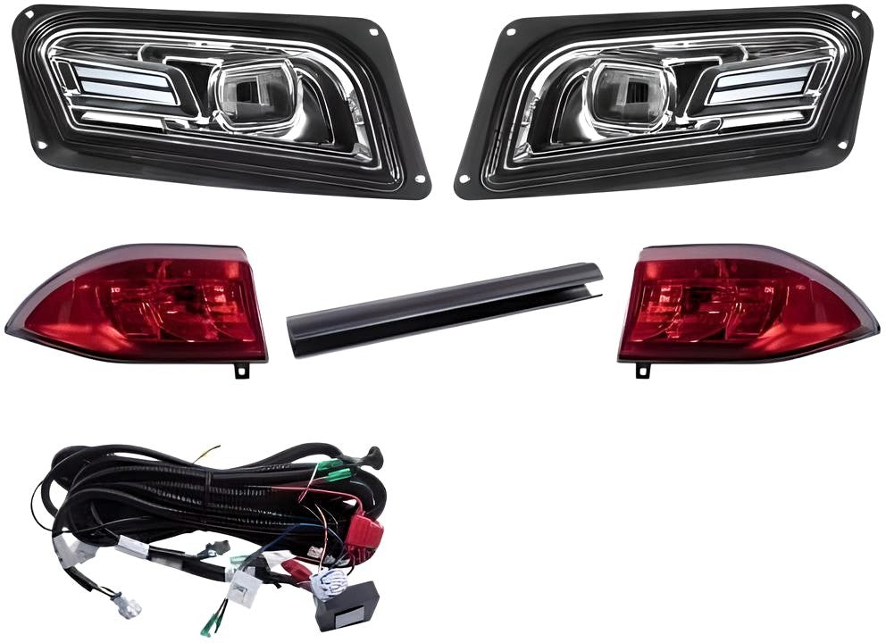 FULL LED Deluxe Light Kit for Club Car Tempo 12v-48v