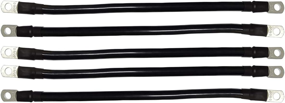 Battery Cable Kit 4 Gauge for Club Car DS 36v 1981+