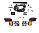 LED Chrome Headlights Taillights Street Legal Kit for Club Car DS 1982-1992