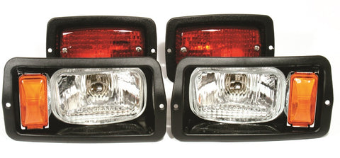 Club Car DS Halogen Headlight 7x4 LED Taillight Small Light Kit 1982-2021