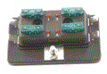 Fuse Block 4 with Cover Red LED Light